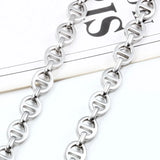 Stainless Steel 7.8mm Oval Chains Jewelry Making Supplies DIY Charms