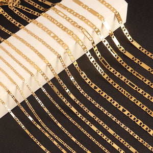 Stainless Steel Chains for Jewelry Making DIY Necklace Bracelet 2.5MM 3.5MM 5MM