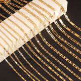 Stainless Steel Chains for Jewelry Making DIY Necklace Bracelet 2.5MM 3.5MM 5MM