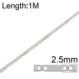 Stainless Steel Chains for Jewelry Making DIY Necklace Bracelet 2.5MM 3.5MM 5MM
