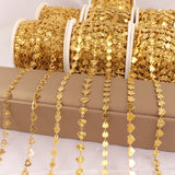 1M Stainless Steel Jewelry Making Heart Chain
