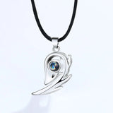 Stainless Steel I Love You Projection Magnetic Couple Necklace Heart Jewelry