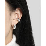 925 Sterling Silver U-shaped Ear Cuff Non Pierced Clip Earring