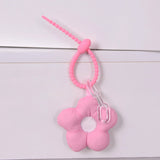 1PC Flower Bag Charm Keychain Lanyard Car Key Chain Pendant Handbag Ornaments