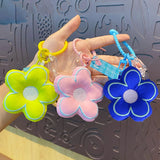 1PC Flower Bag Charm Keychain Lanyard Car Key Chain Pendant Handbag Ornaments