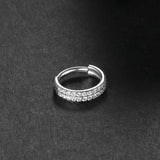 16G Surgical Steel Septum Nose Hoop Clicker CZ Stone Earrings