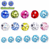 Crystal Ferido Ball Replacement Piercing Accessory for Labret Nose Navel Earring