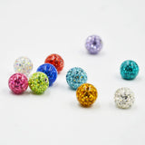Crystal Ferido Ball Replacement Piercing Accessory for Labret Nose Navel Earring