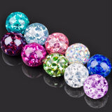 Crystal Ferido Ball Replacement Piercing Accessory for Labret Nose Navel Earring