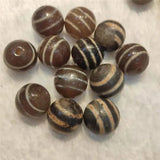 Natural Agate Strip Stone 18mm Dzi Beads DIY Jewelry Making