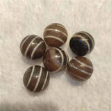 Natural Agate Strip Stone 18mm Dzi Beads DIY Jewelry Making