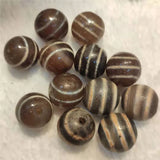 Natural Agate Strip Stone 18mm Dzi Beads DIY Jewelry Making