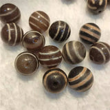Natural Agate Strip Stone 18mm Dzi Beads DIY Jewelry Making