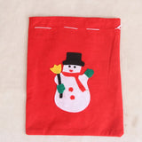 Christmas Gift Bags Santa Claus Snowman Big Backpack Kids Banquet Xmas Bag