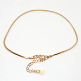 23.3cm Stainless Steel Anklet Snake Chain Foot Bracelet for Women