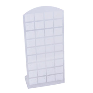 Plastic Earring Display Stand 24/48/72 Holes Jewelry Holder