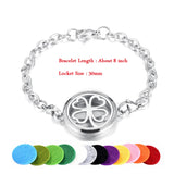 Stainless Steel Link Chain Bracelet Aromatherapy Diffuser
