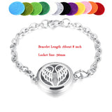 Stainless Steel Link Chain Bracelet Aromatherapy Diffuser