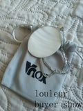 Big Round Natural Mother of Pearl Shell Pendant Charm for DIY Necklace