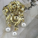 Vintage Baroque Brooch Shirt Wedding Jewelry Gift