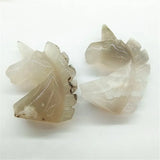 Unicorn Shape Red Stone Amethyst Crazy Agate