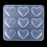 Heart Shape UV Resin Pendant Making Mold Silicone Mold DIY Jewelry Decorate