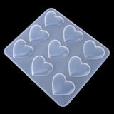 Heart Shape UV Resin Pendant Making Mold Silicone Mold DIY Jewelry Decorate