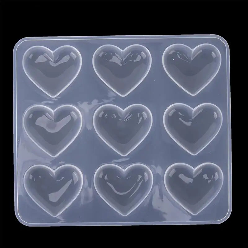 Heart Shape UV Resin Pendant Making Mold Silicone Mold DIY Jewelry Decorate