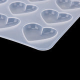 Heart Shape UV Resin Pendant Making Mold Silicone Mold DIY Jewelry Decorate