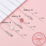925 Sterling Silver Adjustable Chain for DIY Necklace Making
