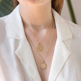 925 Silver Beads Chain Necklace for Women Choker Bohemia Jewelry Party