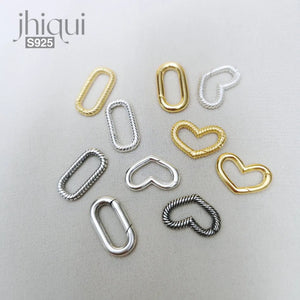 925 Silver Buckle Clasps for DIY Jewelry Making Bracelet Necklace