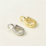 925 Silver Clasps Hooks for Bracelet Necklace DIY Jewelry Making