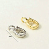 925 Silver Clasps Hooks for Bracelet Necklace DIY Jewelry Making