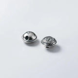 925 Silver Eye of Horus Charm Beads for DIY Bracelet Making