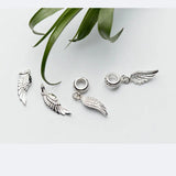 925 Silver Angel Wings Charm Pendant DIY Jewelry Making