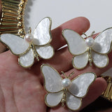 1PC AA Freshwater Pearl Pendant Butterfly Shape Brooch Shell Pearl Women Jewelry