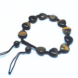 1PC Adjustable Hand Knitting Bracelet Nature Stone Men's Wearing