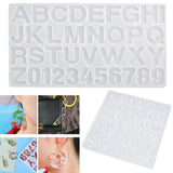Alphabet Number Silicone Mold for Epoxy Resin DIY Jewelry Making