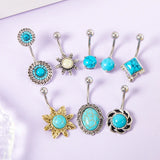 Owl Navel Belly Piercing Ombligo 14G Surgical Steel Butterfly