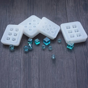 Silicone Mold Pendant Resin Mould Crystal Geometric Ornament Resin Jewelry
