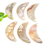 Blossom Agate Healing Crystal Stone Pendant Necklace DIY Bead Stone