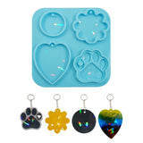 DIY Craft Casting Tool Holographic Keychain Resin Mold
