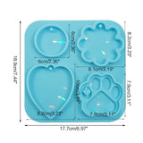 DIY Craft Casting Tool Holographic Keychain Resin Mold