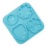 DIY Craft Casting Tool Holographic Keychain Resin Mold