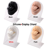 Silicone Ear Nose Model for Piercings Tools Body Parts Jewelry Display