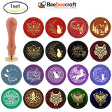 Butterfly Wax Seal Stamp Kit 30mm with Wooden Handle
