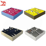 Candy Earring Jewelry Display Tray Portable 4 Grids Stud Accessorie Box 4 Colors