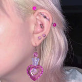 Candy Colors Industrial Piercing Barbell 14G Straight Bar Style