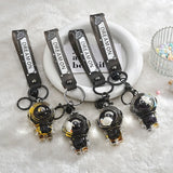 Astronaut Keychain Quicksand Drift Bottle Key Chain Cute Schoolbag Charm